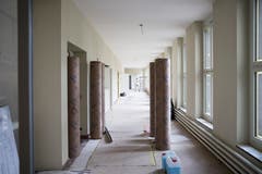 Das erste Obergeschoss des «Verwaltungsgebäudes». (Bild: Manuela Jans-Koch, Luzern, 11. Juli 2019)