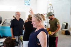 Galeristin Evelyne Walker aus Luzern. (Bild: Nique Nager, Havanna, Juni 2019)