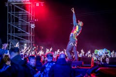 Travis Scott begeistert am Open Air Frauenfeld das Publikum. (Bild: Andrea Stalder)