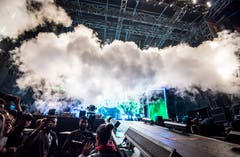 Travis Scott begeistert am Open Air Frauenfeld das Publikum. (Bild: Andrea Stalder)