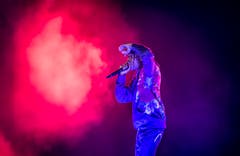 Travis Scott begeistert am Open Air Frauenfeld das Publikum. (Bild: Andrea Stalder)