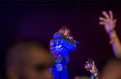 Travis Scott begeistert am Open Air Frauenfeld das Publikum. (Bild: Andrea Stalder)