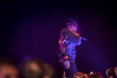 Travis Scott begeistert am Open Air Frauenfeld das Publikum. (Bild: Andrea Stalder)
