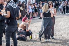 Frauenfeld TG - Openair Frauenfeld 2019. Impressionen vom Samstag. Bachelor Kandidatinnen der letzten Staffel.