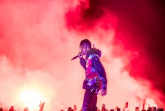 Travis Scott begeistert am Open Air Frauenfeld das Publikum. (Bild: Andrea Stalder)
