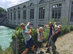 Wasserkraft wirkt fabelhaft. (Lagerbild: Pfadi Emmenbrücke, Pfadistufe; 12. Juli 2019)