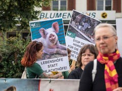 Bilder vom grenzüberschreitenden Animal Pride Day Kreuzlingen-Konstanz. (Bild: Hanspeter Schiess)