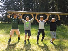 Um die Welt zu erobern, brauchen die Römer viel Kraft. (Lagerbild: Blauring und Jungwacht Kriens; 11. Juli 2019)