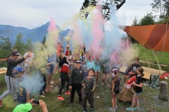 Das farbenfrohe Festival in Emmetten. (Lagerbild: Jubla Geuensee, 11. Juli 2019)