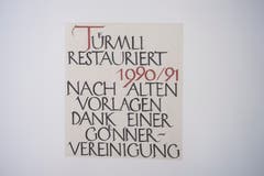 Das historische Restaurant wurde 1750 erbaut. (Bild: Urs Bucher)