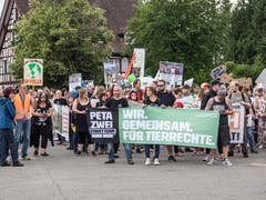 Bilder vom grenzüberschreitenden Animal Pride Day Kreuzlingen-Konstanz. (Bild: Hanspeter Schiess)