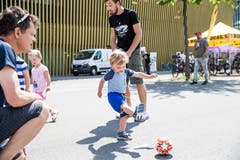 Impressionen der FCL-Saisoneröffnung vor der Swissporarena. (Bild: Manuela Jans-Koch, Luzern, 14. Juli 2019)