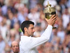 Novak Djokovic näherte sich mit seinem 16. Grand-Slam-Titel bis auf vier Major-Siege an Roger Federer (Bild: KEYSTONE/AP POOL Getty/LAURENCE GRIFFITHS)