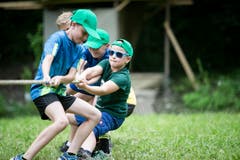 Jungwacht Altishofen im Sommerlager in Lungern. (Bild: Manuela Jans-Koch, 11. Juli 2019)