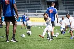 Impressionen der FCL Saisoneröffnung mit dem Kids Training in der Swissporarena. Fotografiert am 14. Juli 2019 in Luzern(Manuela Jans-Koch | LZ)