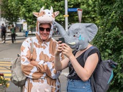 Bilder vom grenzüberschreitenden Animal Pride Day Kreuzlingen-Konstanz. (Bild: Hanspeter Schiess)