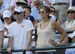 Auch Gattin Mirka Federer lässt sich die Partien ihres Mannes nicht entgehen. (Bild: Keystone)