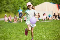 Spiel und Spass im Lager des Blaurings Schüpfheim. Bild: Jakob Ineichen (Giswil, 13. Juli 2019)