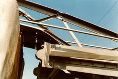 GanggelistegLage des Pylonenfusses nach dem Einsturz. (Bild: PD/Gemeindearchiv Bussnang)