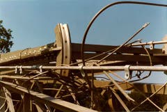 GanggelistegPylonkopf über «Stahlgewirr». (Bild: PD/Gemeindearchiv Bussnang)