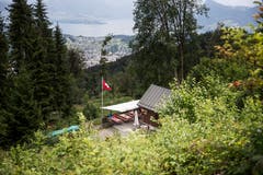 Das Schlimgrüebli mit Aussicht auf die Region Luzern. (Bild: Manuela Jans-Koch, Kriens, 14. Juli 2019)