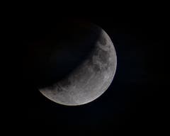 Die Mond-Teilfinsternis vom 16.7.2019. (Bild: Mario Cappelletti)