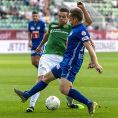 Impressionen vom ersten Spiel der Saison gegen St. Gallen. (Bild: KEYSTONE/Georgios Kefalas, St. Gallen, 20. Juli 2019)