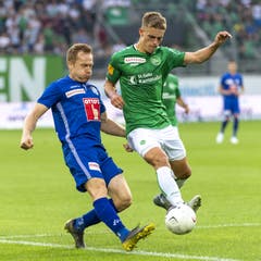 Impressionen vom ersten Spiel der Saison gegen St. Gallen. (Bild: KEYSTONE/Georgios Kefalas, St. Gallen, 20. Juli 2019)