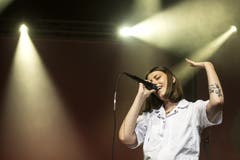 Die britische Band Orchards trat am Samstagabend in Luzern auf. (Bild: KEYSTONE/Alexandra Wey, Luzern, 20. Juli 2019)