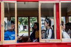 Auf der Rigi Staffelhöhe fanden sich am Sonntag 26 Alphornbläser zu einem improvisierten Konzert ein. (Bild: Nadia Schärli, Rigi Staffelhöhe, 21. Juli 2019)