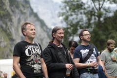 Die Besucher konnten die Musik vor einer top Kulisse geniessen. (Bild: Florian Arnold, 20. Juli 2019)