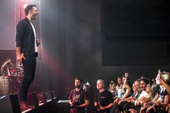 Die australische Band «The Cat Empire» am Blue Balls. (Bild: KEYSTONE/Alexandra Wey, Luzern, 20. Juli 2019)