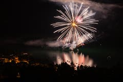 Feuerwerk Sommernachtsfest Oberägeri (Bild: Daniel Hegglin, Oberägeri, 20. Juli 2019)