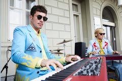 Die Luzerner Band Ophelias Iron Vest beim «Schweizerhof». (Bild: Jakob Ineichen, 24. Juli 2019)