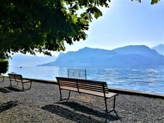 Wunderbare Aussicht auf den Vierwaldstättersee mit Blick auf den Bürgenstock. (Bild: Urs Gutfleisch, Hergiswil, 25. Juli 2019)