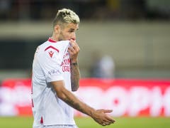 Sions neuer Hoffnungsträger Valon Behrami leistete sich beim 1:4 gegen Basel Schnitzer (Bild: KEYSTONE/JEAN-CHRISTOPHE BOTT)