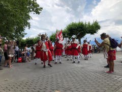 Die Nidwaldner Harst beeindruckte an der Fête de Vignerons. (Bild: Zentralschweizer Regierungskonferenz)