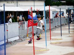 Ob er die Kurve noch krieg? (Bild: Stefan Kaiser, Zug, 27. Juli 2019)