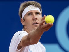 Cedrik-Marcel Stebe verlor den Final, feierte aber dennoch den grössten Erfolg seiner Karriere und stösst von Platz 455 um fast 200 Ränge nach vorne (Bild: KEYSTONE/PETER SCHNEIDER)
