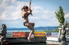 Spass im und rund ums Wasser am Güttinger Wave Festival. (Bilder: Reto Martin)
