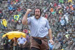 Matthias Aeschbacher im 4. Gang. (Bild: Urs Flüeler / Keystone, 28. Juli 2019)