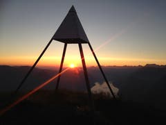 Sonnenaufgang auf dem Buochserhorn. (Bild: Martina Odermatt, Buochserhorn, 11. Juli 2019)