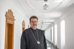 Der 59. Abt von Engelberg, Christian Meyer. (Bild: Keystone/Urs Flüeler, Engelberg, 17. Juli 2019)