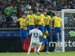 Lionel Messi traf nach der Pause nur die Torumrandung (Bild: KEYSTONE/AP/VICTOR R. CAIVANO)