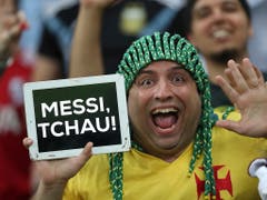 Für die brasilianischen Fans gibt es kaum etwas Schöneres als einen Sieg gegen den Erzrivalen (Bild: KEYSTONE/AP/NATACHA PISARENKO)
