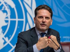 UNWRA-Generalkommissar Pierre Krähenbühl hat die Geberländer über die interne Untersuchung informiert. (Bild: KEYSTONE/MARTIAL TREZZINI)