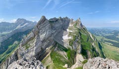 Alpstein vom Gipfel der Altenalptürme aus. (Bild: Reto Schubnell)