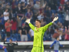 Ein starker Rückhalt: Basels Goalie Jonas Omlin (Bild: KEYSTONE/GEORGIOS KEFALAS)