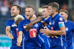 Traf gegen Klaksvik in der Nachspielzeit: Christian Schneuwly. (Bild: Martin Meienberger / Freshfocus, Luzern, 25. Juli 2019)