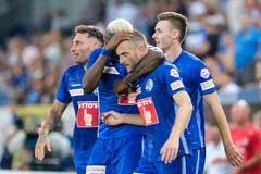 Traf gegen Klaksvik in der Nachspielzeit: Christian Schneuwly. (Bild: Martin Meienberger / Freshfocus, Luzern, 25. Juli 2019)